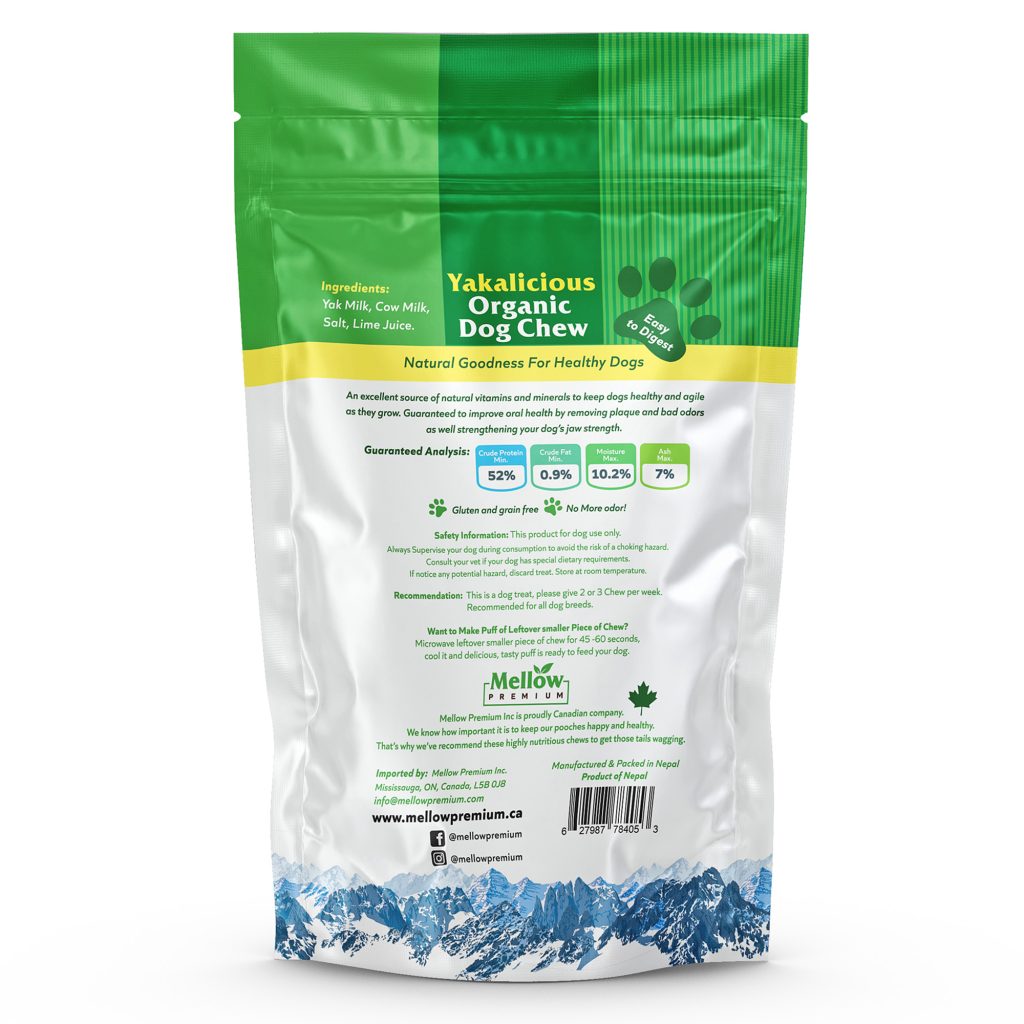 Yak Cheese for Puppies Organic 10 Mini Yak Dog Chew for Small Dogs